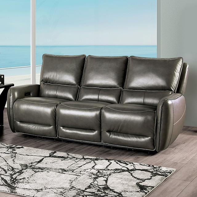 PHINEAS Power Sofa, Gray - Premium Sofa from FOA East - Just $1998.75! Shop now at Furniture Wholesale Plus  We are the best furniture store in Nashville, Hendersonville, Goodlettsville, Madison, Antioch, Mount Juliet, Lebanon, Gallatin, Springfield, Murfreesboro, Franklin, Brentwood