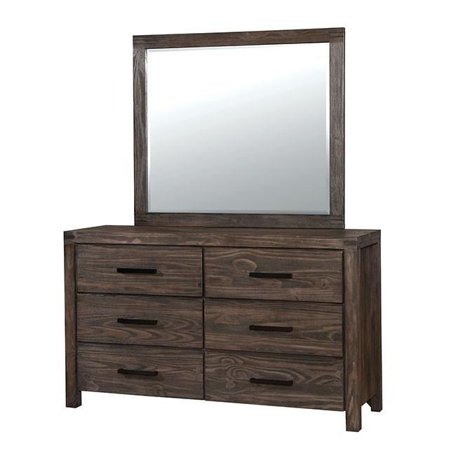 Rexburg Wire-Brushed Rustic Brown Dresser - Premium Dresser from FOA East - Just $614.25! Shop now at Furniture Wholesale Plus  We are the best furniture store in Nashville, Hendersonville, Goodlettsville, Madison, Antioch, Mount Juliet, Lebanon, Gallatin, Springfield, Murfreesboro, Franklin, Brentwood