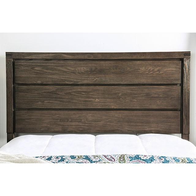 Rexburg Wire-Brushed Rustic Brown Full Bed - Premium Bed from FOA East - Just $393.90! Shop now at Furniture Wholesale Plus  We are the best furniture store in Nashville, Hendersonville, Goodlettsville, Madison, Antioch, Mount Juliet, Lebanon, Gallatin, Springfield, Murfreesboro, Franklin, Brentwood