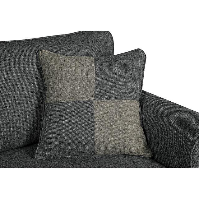 Rhian Dark Gray Sofa, Dark Gray - Premium Sofa from FOA East - Just $542.10! Shop now at Furniture Wholesale Plus  We are the best furniture store in Nashville, Hendersonville, Goodlettsville, Madison, Antioch, Mount Juliet, Lebanon, Gallatin, Springfield, Murfreesboro, Franklin, Brentwood