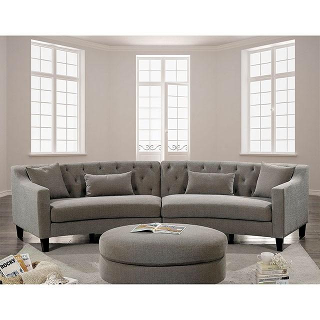 SARIN Warm Gray Ottoman - Premium Ottoman from FOA East - Just $271.05! Shop now at Furniture Wholesale Plus  We are the best furniture store in Nashville, Hendersonville, Goodlettsville, Madison, Antioch, Mount Juliet, Lebanon, Gallatin, Springfield, Murfreesboro, Franklin, Brentwood