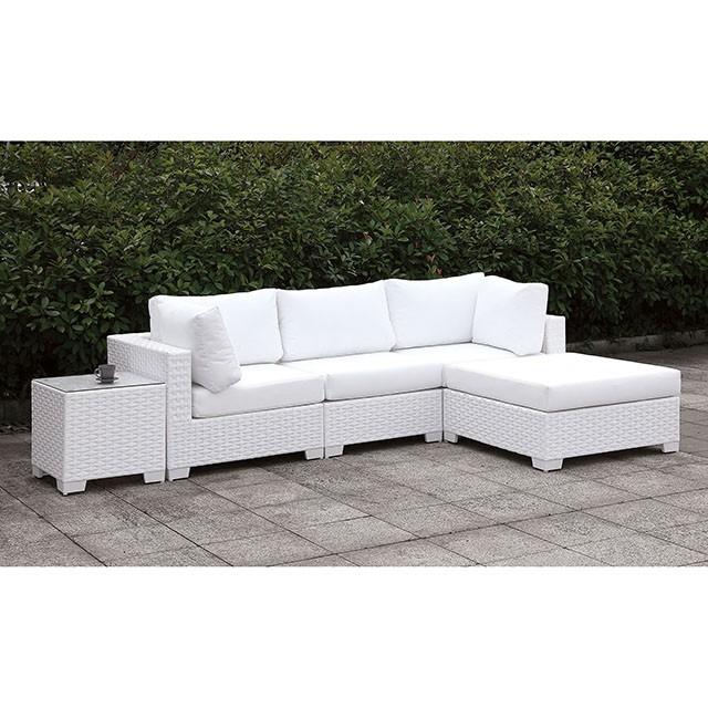 Somani L-Sectional W/ RIGHT Chaise + Coffee Table - Premium Outdoor Seating Set from FOA East - Just $2891.85! Shop now at Furniture Wholesale Plus  We are the best furniture store in Nashville, Hendersonville, Goodlettsville, Madison, Antioch, Mount Juliet, Lebanon, Gallatin, Springfield, Murfreesboro, Franklin, Brentwood