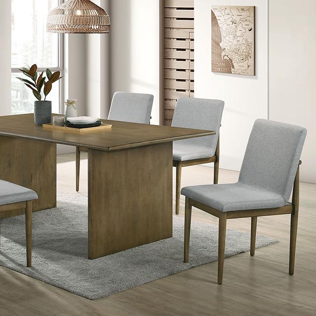 ST GALLEN Dining Table, Natural Tone/Light Gray - Premium Dining Table from FOA East - Just $368.55! Shop now at Furniture Wholesale Plus  We are the best furniture store in Nashville, Hendersonville, Goodlettsville, Madison, Antioch, Mount Juliet, Lebanon, Gallatin, Springfield, Murfreesboro, Franklin, Brentwood