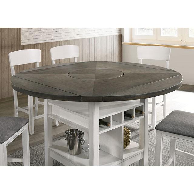 STACIE Counter Ht. Round Dining Table - Premium Counter Height Table from FOA East - Just $661.05! Shop now at Furniture Wholesale Plus  We are the best furniture store in Nashville, Hendersonville, Goodlettsville, Madison, Antioch, Mount Juliet, Lebanon, Gallatin, Springfield, Murfreesboro, Franklin, Brentwood