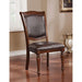 Sylvana Brown Cherry/Espresso Side Chair (2/CTN) - Premium Dining Chair from FOA East - Just $273! Shop now at Furniture Wholesale Plus  We are the best furniture store in Nashville, Hendersonville, Goodlettsville, Madison, Antioch, Mount Juliet, Lebanon, Gallatin, Springfield, Murfreesboro, Franklin, Brentwood