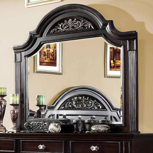 Syracuse Dark Walnut Mirror - Premium Mirror from FOA East - Just $273! Shop now at Furniture Wholesale Plus  We are the best furniture store in Nashville, Hendersonville, Goodlettsville, Madison, Antioch, Mount Juliet, Lebanon, Gallatin, Springfield, Murfreesboro, Franklin, Brentwood