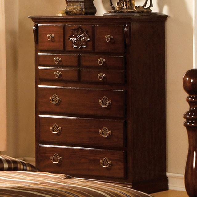 Tuscan II Glossy Dark Pine Chest - Premium Chest from FOA East - Just $466.05! Shop now at Furniture Wholesale Plus  We are the best furniture store in Nashville, Hendersonville, Goodlettsville, Madison, Antioch, Mount Juliet, Lebanon, Gallatin, Springfield, Murfreesboro, Franklin, Brentwood