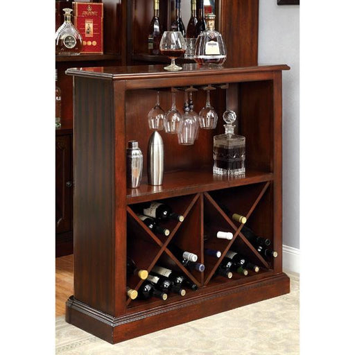 VOLTAIRE Dark Cherry Bar Table - Premium Bar Table from FOA East - Just $524.55! Shop now at Furniture Wholesale Plus  We are the best furniture store in Nashville, Hendersonville, Goodlettsville, Madison, Antioch, Mount Juliet, Lebanon, Gallatin, Springfield, Murfreesboro, Franklin, Brentwood