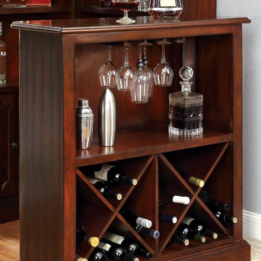 VOLTAIRE Dark Cherry Bar Table - Premium Bar Table from FOA East - Just $524.55! Shop now at Furniture Wholesale Plus  We are the best furniture store in Nashville, Hendersonville, Goodlettsville, Madison, Antioch, Mount Juliet, Lebanon, Gallatin, Springfield, Murfreesboro, Franklin, Brentwood