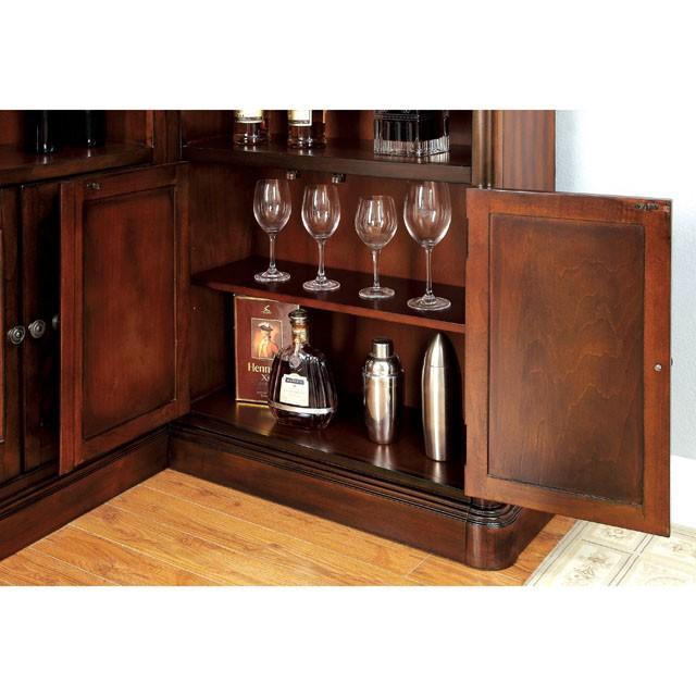 VOLTAIRE Dark Cherry Curio - Premium Curio from FOA East - Just $1460.55! Shop now at Furniture Wholesale Plus  We are the best furniture store in Nashville, Hendersonville, Goodlettsville, Madison, Antioch, Mount Juliet, Lebanon, Gallatin, Springfield, Murfreesboro, Franklin, Brentwood