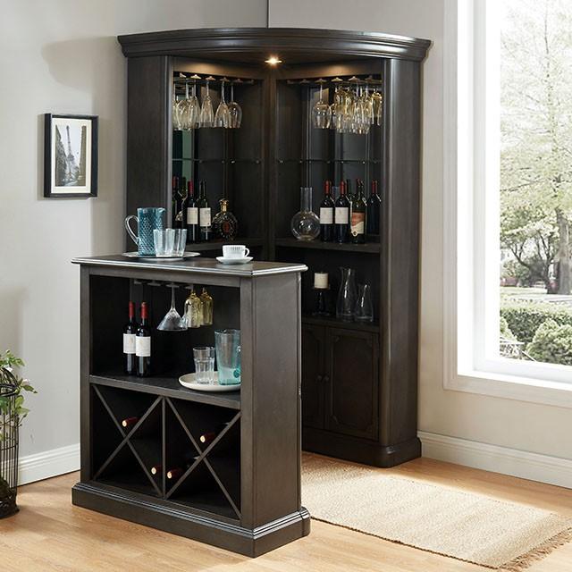 Voltaire Gray Bar Table - Premium Bar Table from FOA East - Just $524.55! Shop now at Furniture Wholesale Plus  We are the best furniture store in Nashville, Hendersonville, Goodlettsville, Madison, Antioch, Mount Juliet, Lebanon, Gallatin, Springfield, Murfreesboro, Franklin, Brentwood