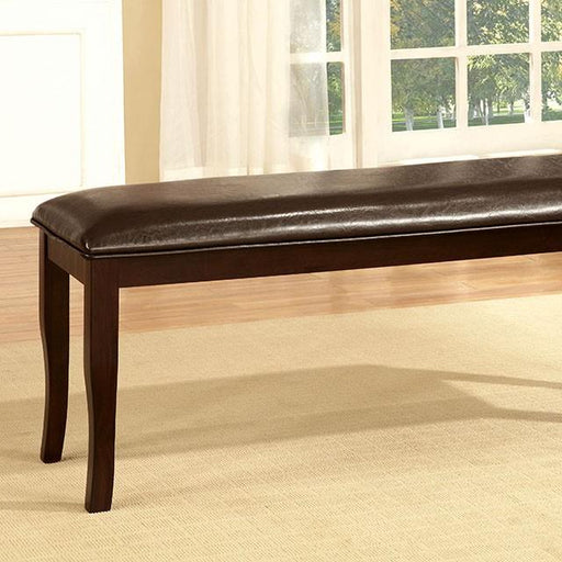 Woodside Dark Cherry/Espresso Bench - Premium Bench from FOA East - Just $136.50! Shop now at Furniture Wholesale Plus  We are the best furniture store in Nashville, Hendersonville, Goodlettsville, Madison, Antioch, Mount Juliet, Lebanon, Gallatin, Springfield, Murfreesboro, Franklin, Brentwood