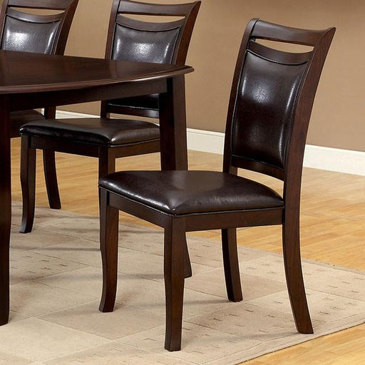 Woodside Dark Cherry/Espresso Side Chair (2/CTN) - Premium Dining Chair from FOA East - Just $195! Shop now at Furniture Wholesale Plus  We are the best furniture store in Nashville, Hendersonville, Goodlettsville, Madison, Antioch, Mount Juliet, Lebanon, Gallatin, Springfield, Murfreesboro, Franklin, Brentwood