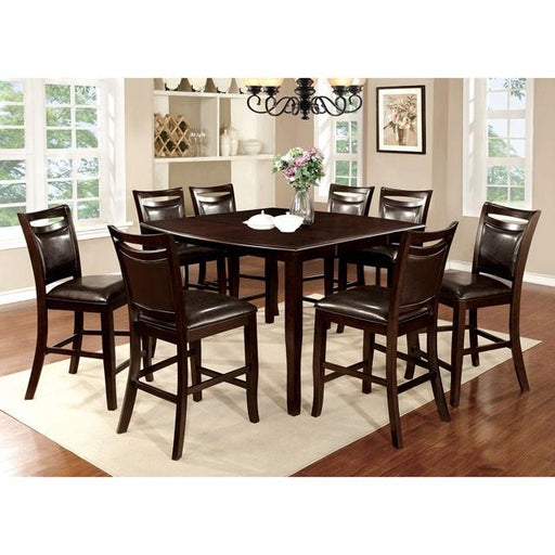 WOODSIDE II Dark Cherry/Espresso Counter Ht. Table w/ 18" Leaf - Premium Dining Table from FOA East - Just $366.60! Shop now at Furniture Wholesale Plus  We are the best furniture store in Nashville, Hendersonville, Goodlettsville, Madison, Antioch, Mount Juliet, Lebanon, Gallatin, Springfield, Murfreesboro, Franklin, Brentwood