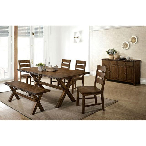 Woodworth Walnut Padded Side Chair (2/CTN) - Premium Dining Chair from FOA East - Just $271.05! Shop now at Furniture Wholesale Plus  We are the best furniture store in Nashville, Hendersonville, Goodlettsville, Madison, Antioch, Mount Juliet, Lebanon, Gallatin, Springfield, Murfreesboro, Franklin, Brentwood