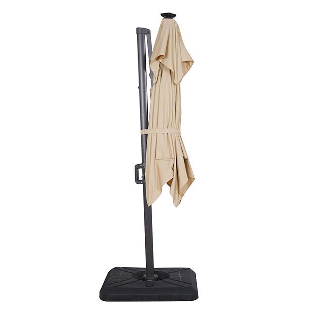 Xico 8 Ft Square Umbrella w/ Double Top w/ LED Light + 37" Large Base - Premium Outdoor Accessories from FOA East - Just $329.55! Shop now at Furniture Wholesale Plus  We are the best furniture store in Nashville, Hendersonville, Goodlettsville, Madison, Antioch, Mount Juliet, Lebanon, Gallatin, Springfield, Murfreesboro, Franklin, Brentwood