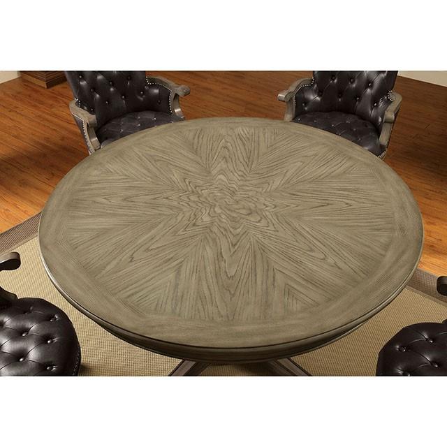 YELENA Gray Game Table - Premium Game Table from FOA East - Just $1207.05! Shop now at Furniture Wholesale Plus  We are the best furniture store in Nashville, Hendersonville, Goodlettsville, Madison, Antioch, Mount Juliet, Lebanon, Gallatin, Springfield, Murfreesboro, Franklin, Brentwood