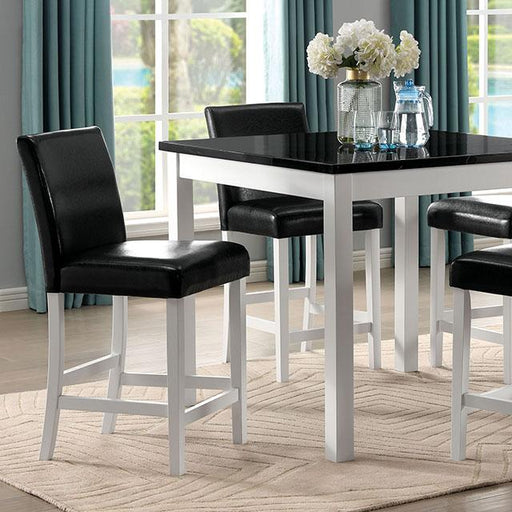 MATHILDA 5 Pc. Counter Ht. Set - Premium Dining Room Set from FOA East - Just $583.05! Shop now at Furniture Wholesale Plus  We are the best furniture store in Nashville, Hendersonville, Goodlettsville, Madison, Antioch, Mount Juliet, Lebanon, Gallatin, Springfield, Murfreesboro, Franklin, Brentwood