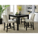 Kristie Antique Black 5 Pc. Counter Ht. Table Set - Premium Dining Room Set from FOA East - Just $700.05! Shop now at Furniture Wholesale Plus  We are the best furniture store in Nashville, Hendersonville, Goodlettsville, Madison, Antioch, Mount Juliet, Lebanon, Gallatin, Springfield, Murfreesboro, Franklin, Brentwood