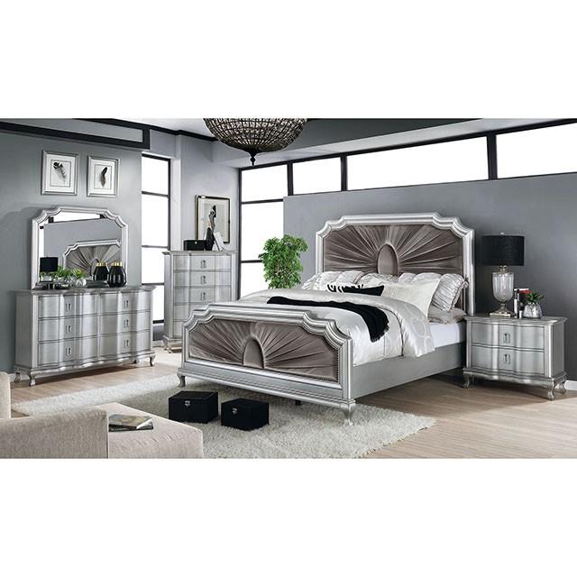 AALOK Cal.King Bed - Premium Bed from FOA East - Just $1031.55! Shop now at Furniture Wholesale Plus  We are the best furniture store in Nashville, Hendersonville, Goodlettsville, Madison, Antioch, Mount Juliet, Lebanon, Gallatin, Springfield, Murfreesboro, Franklin, Brentwood