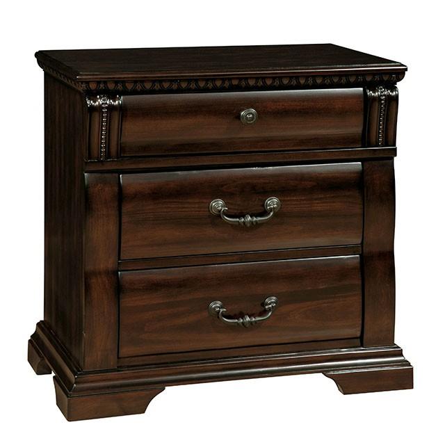 BURLEIGH Cherry Night Stand - Premium Nightstand from FOA East - Just $312! Shop now at Furniture Wholesale Plus  We are the best furniture store in Nashville, Hendersonville, Goodlettsville, Madison, Antioch, Mount Juliet, Lebanon, Gallatin, Springfield, Murfreesboro, Franklin, Brentwood