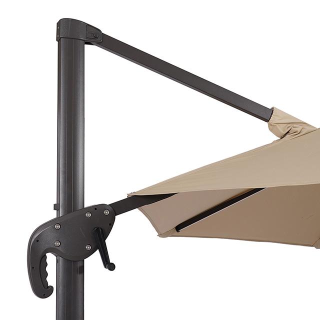 Fera 10 Ft Round Umbrella w/ LED Bulb + 37" Large Base - Premium Outdoor Accessories from FOA East - Just $407.55! Shop now at Furniture Wholesale Plus  We are the best furniture store in Nashville, Hendersonville, Goodlettsville, Madison, Antioch, Mount Juliet, Lebanon, Gallatin, Springfield, Murfreesboro, Franklin, Brentwood