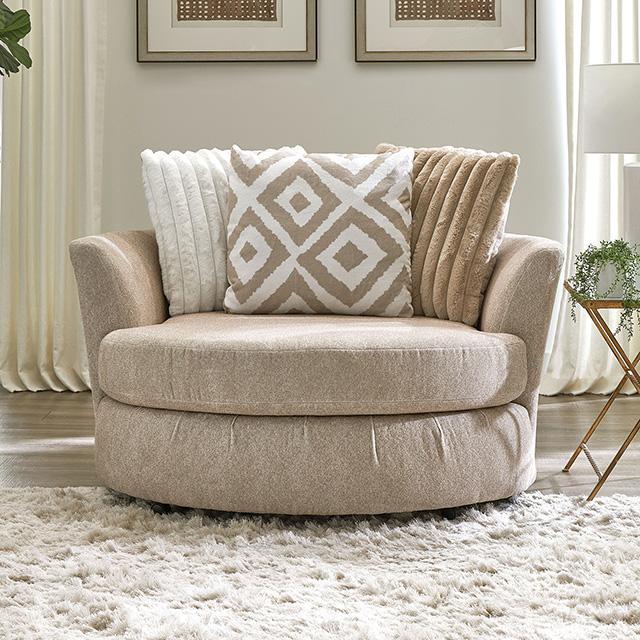 Loughlin Swivel Chair - Premium Chair from FOA East - Just $1090.05! Shop now at Furniture Wholesale Plus  We are the best furniture store in Nashville, Hendersonville, Goodlettsville, Madison, Antioch, Mount Juliet, Lebanon, Gallatin, Springfield, Murfreesboro, Franklin, Brentwood