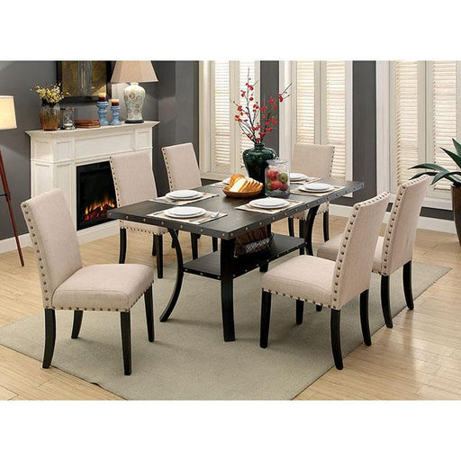 Kaitlin Light Walnut Dining Table - Premium Dining Table from FOA East - Just $315.90! Shop now at Furniture Wholesale Plus  We are the best furniture store in Nashville, Hendersonville, Goodlettsville, Madison, Antioch, Mount Juliet, Lebanon, Gallatin, Springfield, Murfreesboro, Franklin, Brentwood