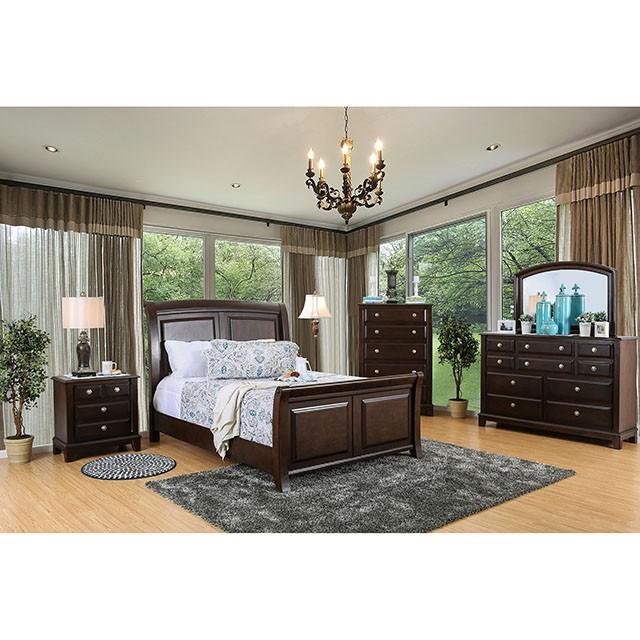 Litchville Brown Cherry Queen Bed - Premium Bed from FOA East - Just $700.05! Shop now at Furniture Wholesale Plus  We are the best furniture store in Nashville, Hendersonville, Goodlettsville, Madison, Antioch, Mount Juliet, Lebanon, Gallatin, Springfield, Murfreesboro, Franklin, Brentwood