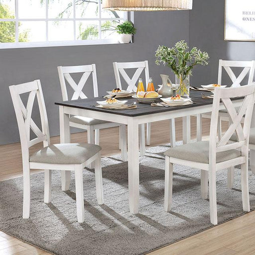 ANYA 7 Pc. Dining Table Set - Premium Dining Room Set from FOA East - Just $737.10! Shop now at Furniture Wholesale Plus  We are the best furniture store in Nashville, Hendersonville, Goodlettsville, Madison, Antioch, Mount Juliet, Lebanon, Gallatin, Springfield, Murfreesboro, Franklin, Brentwood