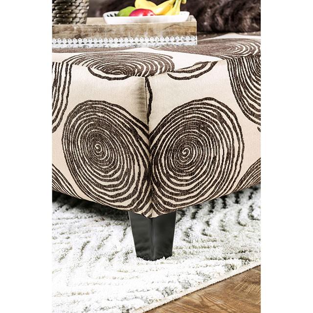 Bonaventura Brown Ottoman - Premium Ottoman from FOA East - Just $583.05! Shop now at Furniture Wholesale Plus  We are the best furniture store in Nashville, Hendersonville, Goodlettsville, Madison, Antioch, Mount Juliet, Lebanon, Gallatin, Springfield, Murfreesboro, Franklin, Brentwood