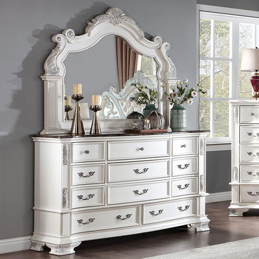 ESPARANZA Dresser, Pearl White - Premium Dresser from FOA East - Just $1170! Shop now at Furniture Wholesale Plus  We are the best furniture store in Nashville, Hendersonville, Goodlettsville, Madison, Antioch, Mount Juliet, Lebanon, Gallatin, Springfield, Murfreesboro, Franklin, Brentwood