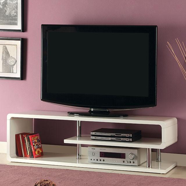 Ninove II White 55" TV Console - Premium TV Stand from FOA East - Just $310.05! Shop now at Furniture Wholesale Plus  We are the best furniture store in Nashville, Hendersonville, Goodlettsville, Madison, Antioch, Mount Juliet, Lebanon, Gallatin, Springfield, Murfreesboro, Franklin, Brentwood