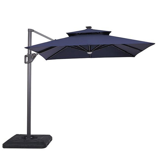 Xico 8 Ft Square Umbrella w/ Double Top w/ LED Light + 37" Large Base - Premium Outdoor Accessories from FOA East - Just $329.55! Shop now at Furniture Wholesale Plus  We are the best furniture store in Nashville, Hendersonville, Goodlettsville, Madison, Antioch, Mount Juliet, Lebanon, Gallatin, Springfield, Murfreesboro, Franklin, Brentwood