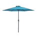 Lali 9 Ft Outdoor Umbrella + 21" Round Base - Premium Outdoor Accessories from FOA East - Just $107.25! Shop now at Furniture Wholesale Plus  We are the best furniture store in Nashville, Hendersonville, Goodlettsville, Madison, Antioch, Mount Juliet, Lebanon, Gallatin, Springfield, Murfreesboro, Franklin, Brentwood