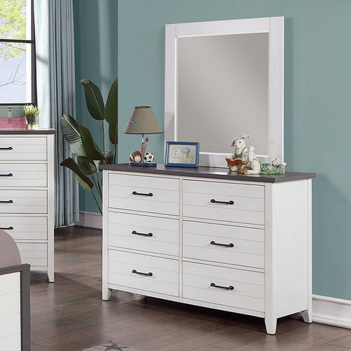 PRIAM Dresser, White/Gray - Premium Dresser from FOA East - Just $526.50! Shop now at Furniture Wholesale Plus  We are the best furniture store in Nashville, Hendersonville, Goodlettsville, Madison, Antioch, Mount Juliet, Lebanon, Gallatin, Springfield, Murfreesboro, Franklin, Brentwood