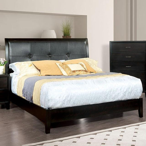 Enrico I Espresso Cal.King Bed - Premium Bed from FOA East - Just $567.45! Shop now at Furniture Wholesale Plus  We are the best furniture store in Nashville, Hendersonville, Goodlettsville, Madison, Antioch, Mount Juliet, Lebanon, Gallatin, Springfield, Murfreesboro, Franklin, Brentwood