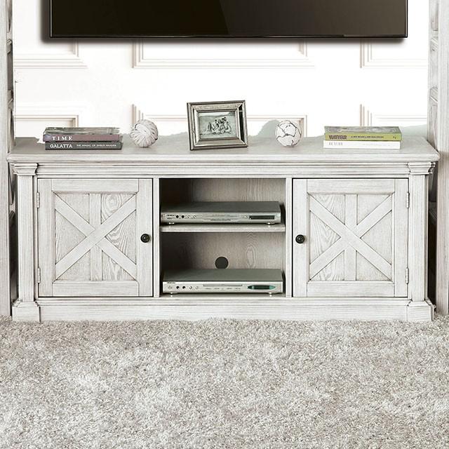 Georgia Antique White 60" TV Stand - Premium TV Stand from FOA East - Just $427.05! Shop now at Furniture Wholesale Plus  We are the best furniture store in Nashville, Hendersonville, Goodlettsville, Madison, Antioch, Mount Juliet, Lebanon, Gallatin, Springfield, Murfreesboro, Franklin, Brentwood