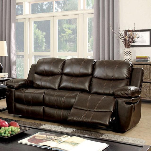 Listowel Brown Sofa - Premium Sofa from FOA East - Just $953.55! Shop now at Furniture Wholesale Plus  We are the best furniture store in Nashville, Hendersonville, Goodlettsville, Madison, Antioch, Mount Juliet, Lebanon, Gallatin, Springfield, Murfreesboro, Franklin, Brentwood