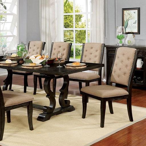 Patience Dark Walnut Dining Table - Premium Dining Table from FOA East - Just $663! Shop now at Furniture Wholesale Plus  We are the best furniture store in Nashville, Hendersonville, Goodlettsville, Madison, Antioch, Mount Juliet, Lebanon, Gallatin, Springfield, Murfreesboro, Franklin, Brentwood