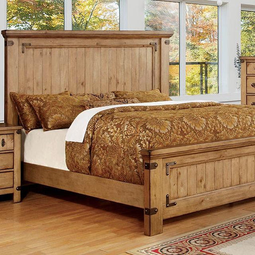 PIONEER Weathered Elm Cal.King Bed - Premium Bed from FOA East - Just $856.05! Shop now at Furniture Wholesale Plus  We are the best furniture store in Nashville, Hendersonville, Goodlettsville, Madison, Antioch, Mount Juliet, Lebanon, Gallatin, Springfield, Murfreesboro, Franklin, Brentwood