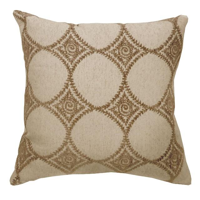 RIYA 18" X 18" Pillow, Beige (2/CTN) - Premium Pillow from FOA East - Just $72.15! Shop now at Furniture Wholesale Plus  We are the best furniture store in Nashville, Hendersonville, Goodlettsville, Madison, Antioch, Mount Juliet, Lebanon, Gallatin, Springfield, Murfreesboro, Franklin, Brentwood