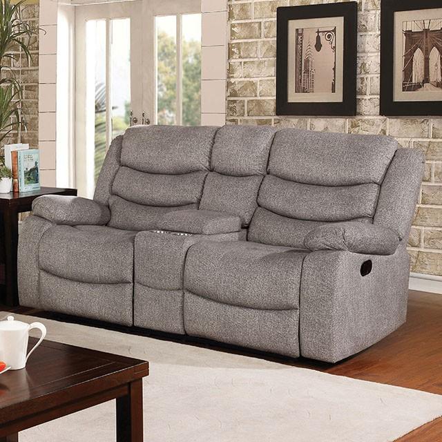 Castleford Light Gray Console Love Seat - Premium Loveseat from FOA East - Just $815.10! Shop now at Furniture Wholesale Plus  We are the best furniture store in Nashville, Hendersonville, Goodlettsville, Madison, Antioch, Mount Juliet, Lebanon, Gallatin, Springfield, Murfreesboro, Franklin, Brentwood