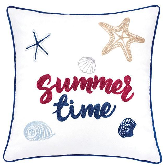 Emmie White 20" X 20" Pillow, Summer Time - Premium Pillow from FOA East - Just $76.05! Shop now at Furniture Wholesale Plus  We are the best furniture store in Nashville, Hendersonville, Goodlettsville, Madison, Antioch, Mount Juliet, Lebanon, Gallatin, Springfield, Murfreesboro, Franklin, Brentwood