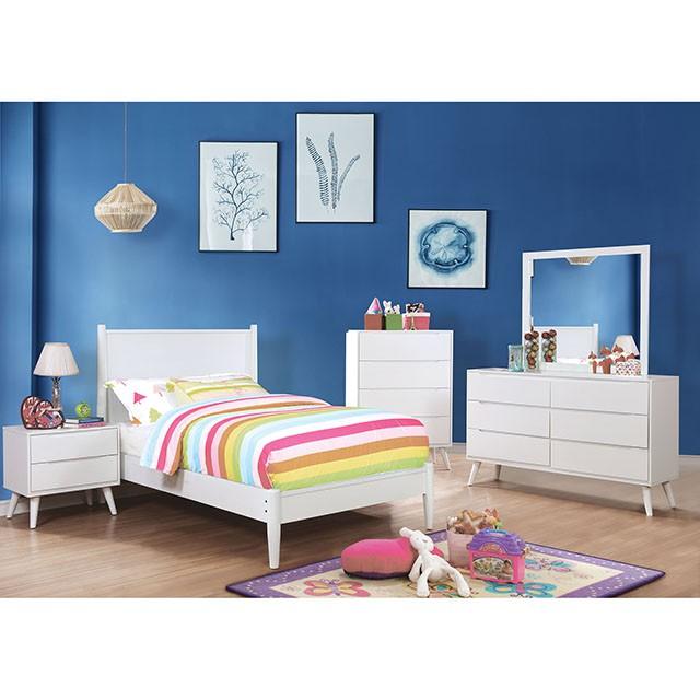 LENNART II White Full Bed - Premium Bed from FOA East - Just $446.55! Shop now at Furniture Wholesale Plus  We are the best furniture store in Nashville, Hendersonville, Goodlettsville, Madison, Antioch, Mount Juliet, Lebanon, Gallatin, Springfield, Murfreesboro, Franklin, Brentwood