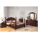 Tuscan II Glossy Dark Pine Cal.King Bed - Premium Bed from FOA East - Just $758.55! Shop now at Furniture Wholesale Plus  We are the best furniture store in Nashville, Hendersonville, Goodlettsville, Madison, Antioch, Mount Juliet, Lebanon, Gallatin, Springfield, Murfreesboro, Franklin, Brentwood