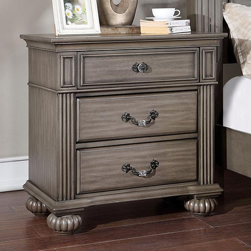 SYRACUSE Night Stand, Gray - Premium Nightstand from FOA East - Just $292.50! Shop now at Furniture Wholesale Plus  We are the best furniture store in Nashville, Hendersonville, Goodlettsville, Madison, Antioch, Mount Juliet, Lebanon, Gallatin, Springfield, Murfreesboro, Franklin, Brentwood