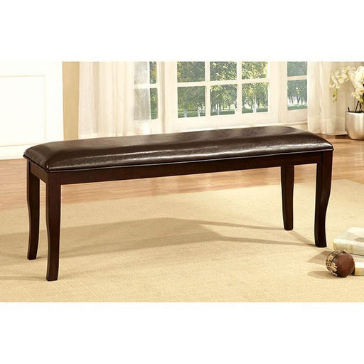 Woodside Dark Cherry/Espresso Bench - Premium Bench from FOA East - Just $136.50! Shop now at Furniture Wholesale Plus  We are the best furniture store in Nashville, Hendersonville, Goodlettsville, Madison, Antioch, Mount Juliet, Lebanon, Gallatin, Springfield, Murfreesboro, Franklin, Brentwood