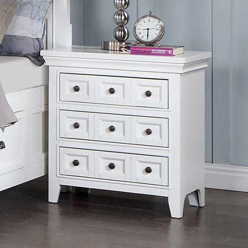 CASTILE Night Stand w/ USB, White - Premium Nightstand from FOA East - Just $331.50! Shop now at Furniture Wholesale Plus  We are the best furniture store in Nashville, Hendersonville, Goodlettsville, Madison, Antioch, Mount Juliet, Lebanon, Gallatin, Springfield, Murfreesboro, Franklin, Brentwood