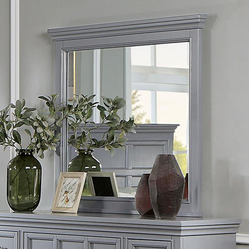 CASTLILE Mirror, Gray - Premium Mirror from FOA East - Just $195! Shop now at Furniture Wholesale Plus  We are the best furniture store in Nashville, Hendersonville, Goodlettsville, Madison, Antioch, Mount Juliet, Lebanon, Gallatin, Springfield, Murfreesboro, Franklin, Brentwood